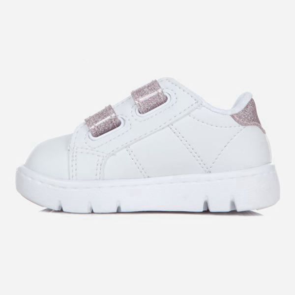 Estilo De Vida Calzado Fila Niños Blancas / Rosas - Court Flex Vc Kd - España 987530CML